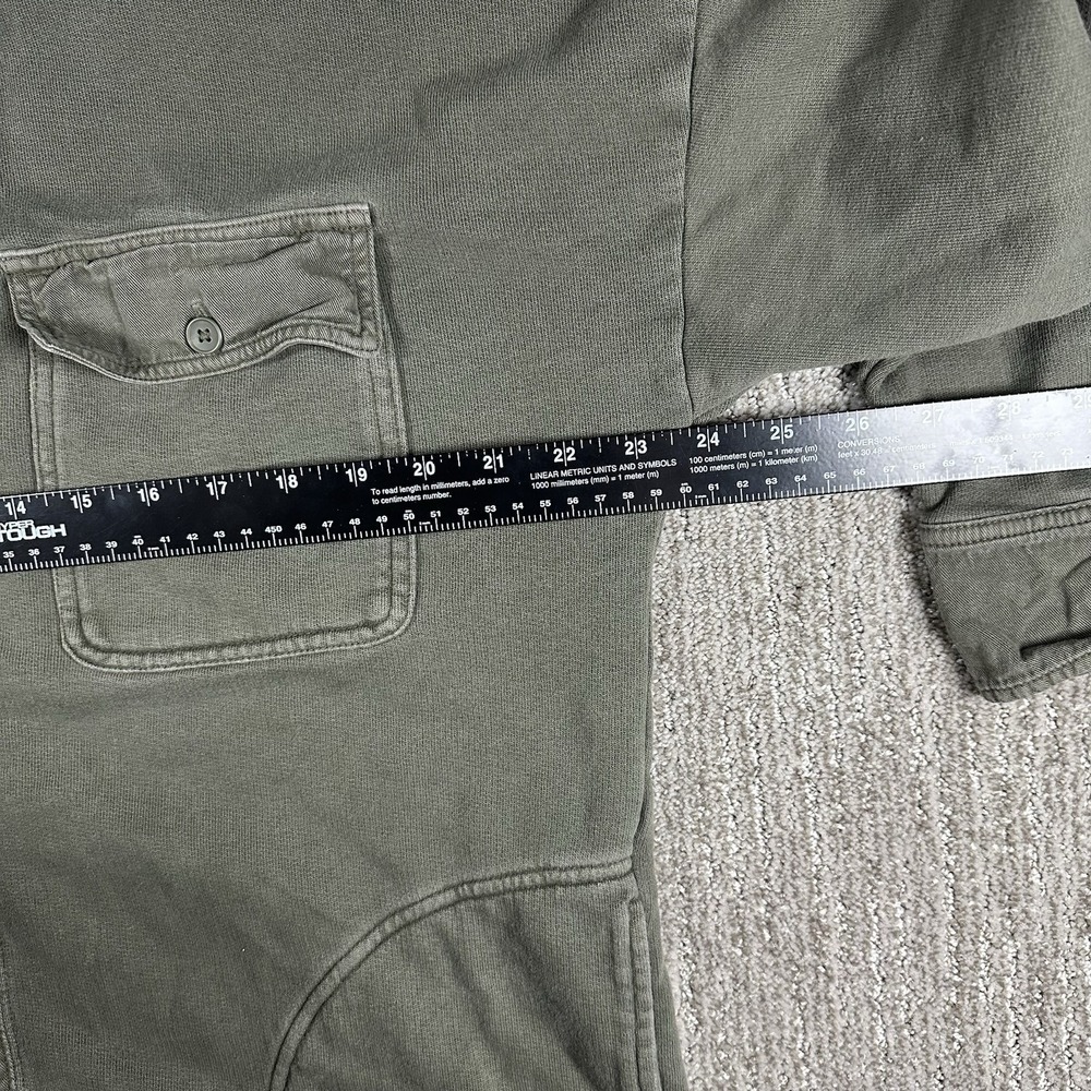 Offline By Aerie Womens Small Green Button Up Shacket Shirt Long Sleeve Pockets - Picture 3 of 10